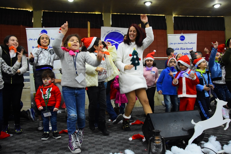 Saint Vincent de paul celebrating Christmas at Jesus & Mary school